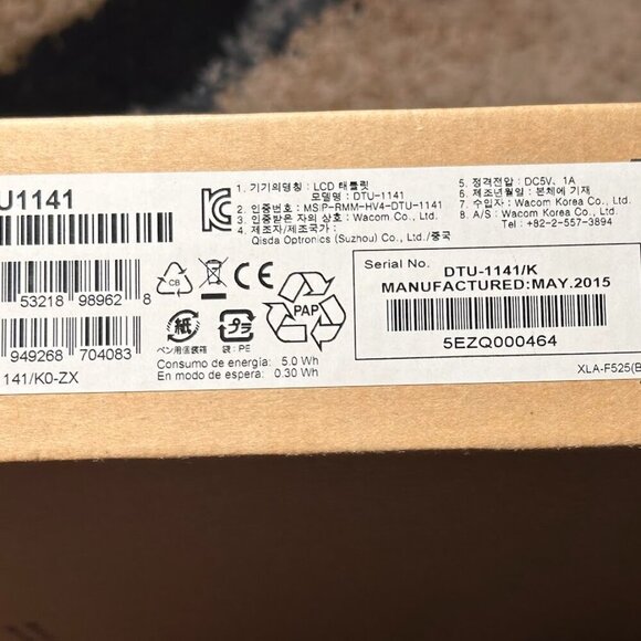 Wacom DTU-1141 Electronic Pen Display interact Signature Pad Healthcare Gov NWT - Picture 2 of 16